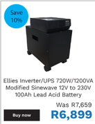Ellies Inverter/UPS 720W/1200VA