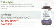 Wellness Slow Release Vitamin C-60's pack