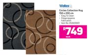Waltex Circles Collection Rug 150 x 200cm-Each