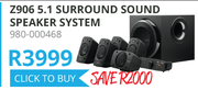 Logitech Z906 5.1 Surround Sound Speaker System