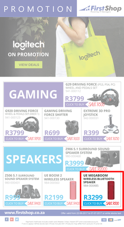 First Shop : Logitech (22 Jun - 7 Jul 2017), page 1