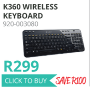 Logitech K360 Wireless Keyboard