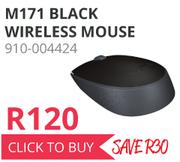 Logitech M171 Black Wireless Mouse