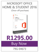 Microsoft Office 365 Home & Student 2016 (Once-Off Purchase) 79G-04673