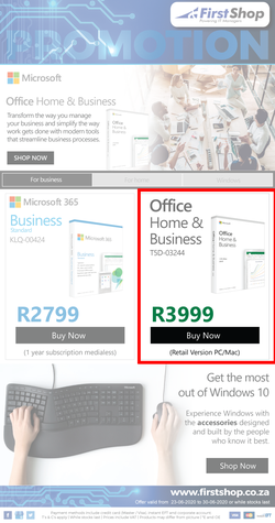 First Shop : Microsoft Promo (23 June - 30 June 2020), page 1