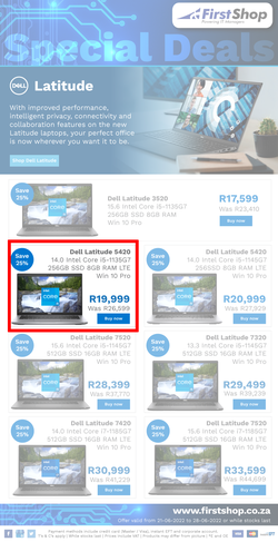 First Shop : Dell Latitude (21 June - 28 June 2022), page 1