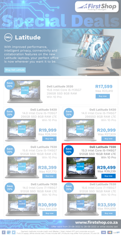 First Shop : Dell Latitude (21 June - 28 June 2022), page 1