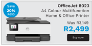 HP Officejet 8023 A4 Colour Multifunction Printer