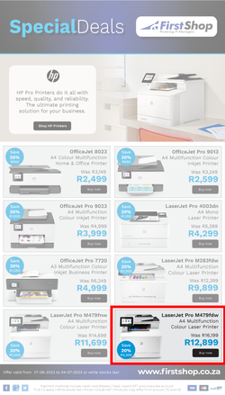 First Shop : HP Printers (27 June - 04 July 2023), page 1