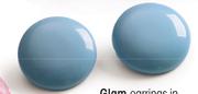 Glam Earrings In Powder Blue