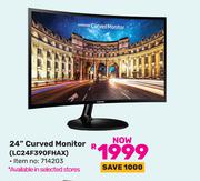 Samsung 24" Curved Monitor LC24F390FHAX
