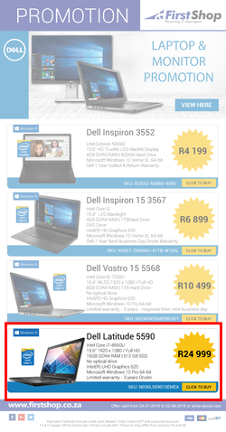 First Shop : Dell Promo (24 July - 2 Aug 2018), page 1