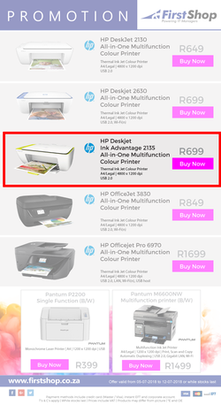 First Shop : Printers Promotion (5 July - 12 July 2018), page 2