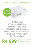 Acer C202i-DLP Projector