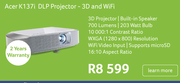 Acer K137i DLP Projector-3D And WiFi