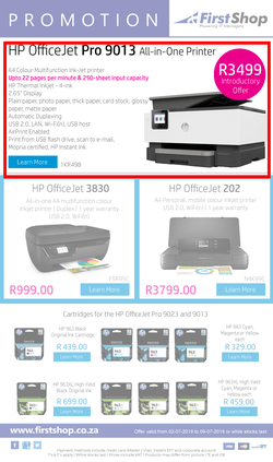 First Shop : HP Printer Promo (2 July - 9 July 2019), page 2