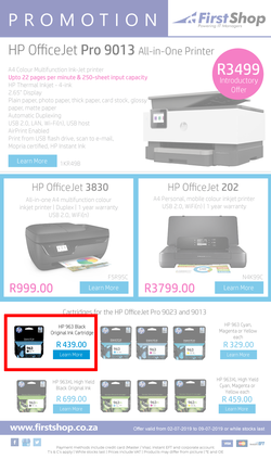 First Shop : HP Printer Promo (2 July - 9 July 2019), page 2