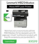 Lexmark Mono MFP Laser Printer MB2546adwe