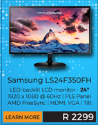 Samsung 24" LCD Monitor LS24F350FH