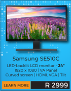 Samsung 24" LCD Monitor SE510C