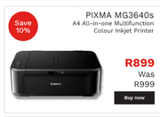 Canon Pixma Printer MG3640S