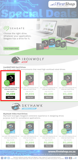 First Shop : Seagate Promo (20 July - 27 July 2021), page 2