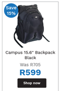 Targus Campus 15.6" Backpack (Black)