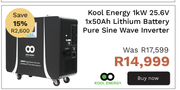 Kool Energy Lithium Battery Pure Sine Wave Inverter