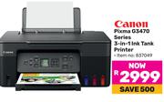 Canon Pixma G3470 Series 3 In 1 Ink Tank Printer