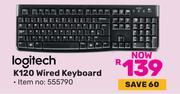 Logitech K120 Wired Keyboard