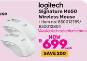 Logitech Signature M650 Wireless Mouse-Each
