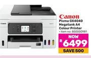 Canon Pixma GX4040 Megatank A4 Colour Printer