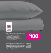 Always Home 3 Piece King Microfiber Sheet Set