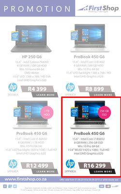 First Shop : Laptop Promo (1 Aug - 8 Aug 2019), page 3