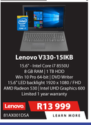 Lenovo 15.6" V330-15IKB 81AX001DSA 