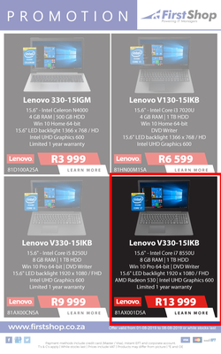 First Shop : Laptop Promo (1 Aug - 8 Aug 2019), page 4