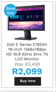 Dell E Series E1920H 19 Inch Monitor