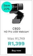 C920 HD Pro USB Webcam