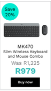 MK740 Slim Wireless Keyboard and Mouse Combo