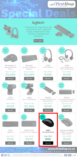 First Shop : Logitech (11 August - 18 August 2022), page 1