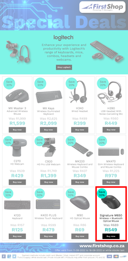 First Shop : Logitech (11 August - 18 August 2022), page 1
