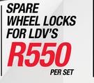 McGard Spare Wheel Locks For LDV's-Per Set