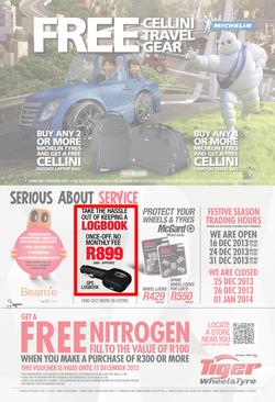 Tiger Wheel And Tyre : Serious About Savings (14 Nov - 11 Jan 2014), page 4
