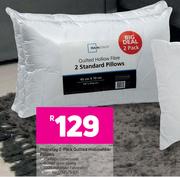 Mainstays 2 Pack Quilted Hollowfiber Pillows