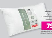 Always Home Standard Quilted Ball Fiber Pillow