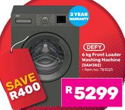 Defy 6Kg Front Loader Washing Machine DAW382