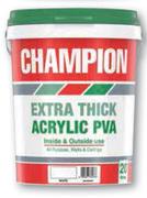 Champion Extra Thick Acrylic PVA White-20L