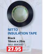 Nitto Insulation Tape Black 18mm x 20m