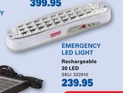 Emergency LED Light Rechargeable 30 LED