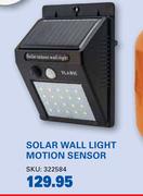 Solar Wall Light Motion Sensor